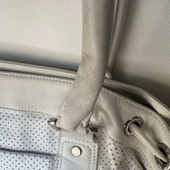 Vintage MCM Structured Drawstring Satchel - Picture 8 of 15